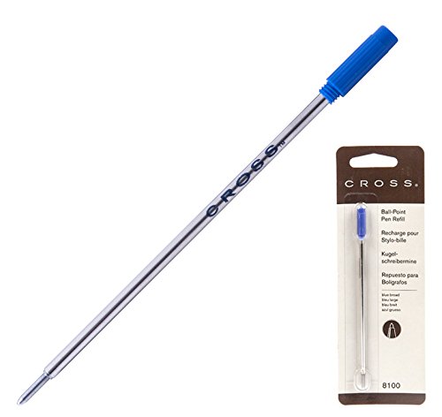 Cross 8100 - Recambio para bolígrafo, ancho, color azul
