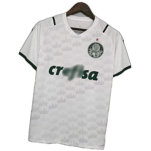CWWAP Jersey de fútbol para Hombre 2021/22 Palmeiras Jersey de fútbol, ​​Camiseta de Uniforme de fútbol de Fan edición, Estadio Juego de Entrenamiento de competición White-S