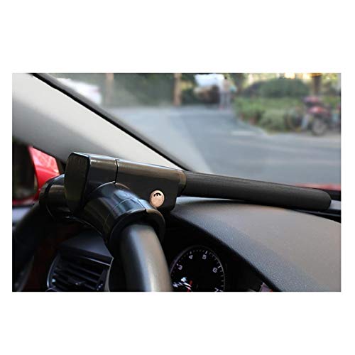 Dispositivos antirrobo Cerradura del volante de automóviles para automóviles, compatible con la cerradura de dirección Ferrari Portofino, T-Bar Rueda de volante Inmovilizador anti robo retráctil