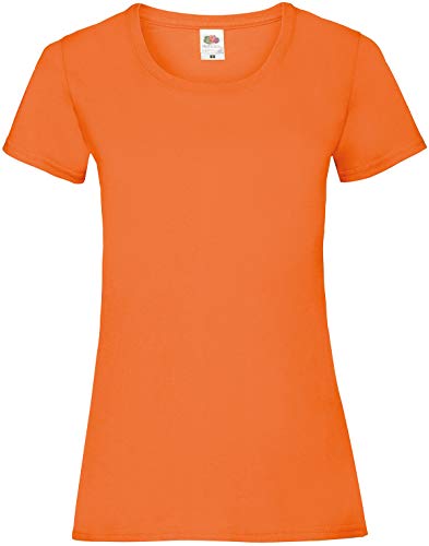 Fruit of the Loom Ss079m Camiseta, Naranja (Orange), XX-Large (Talla del Fabricante: XX-Large) para Mujer