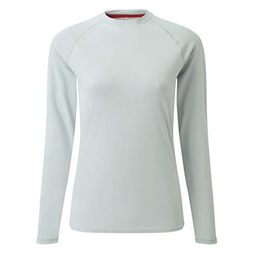 Gill Camiseta de Pesca de Secado rápido con Cuello Redondo UV Tec para Mujer, Talla 36