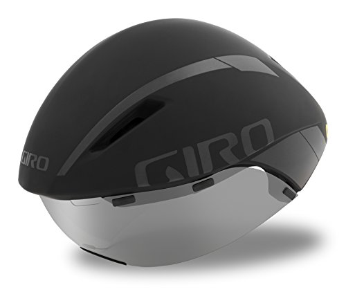 Giro Aerohead MIPS 2021 - Casco de triatlón (talla S, 51-55 cm), color negro y gris
