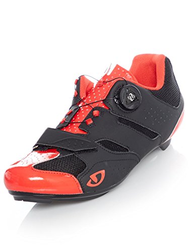 Giro Savix Road, Zapatos de Ciclismo de Carretera Hombre, Multicolor (Bright Red/Black 000), 42 EU