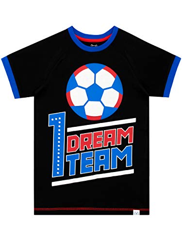 Harry Bear Camiseta de Manga Corta para niños Fútbol Negro 2-3 Años