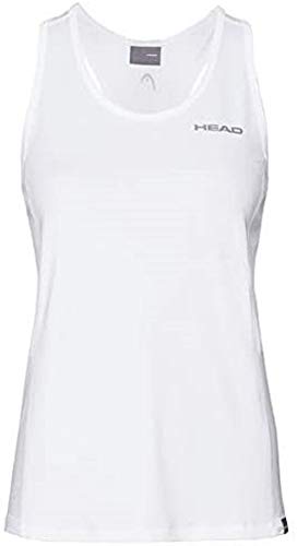 Head Club Tank Top W Camisetas, Mujer, Blanco, Extra-Large