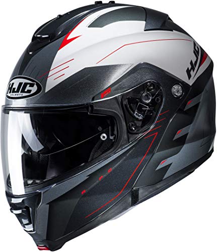 HJC IS MAX II CORMI MC1, Gris/Blanc, XS - Casco de moto