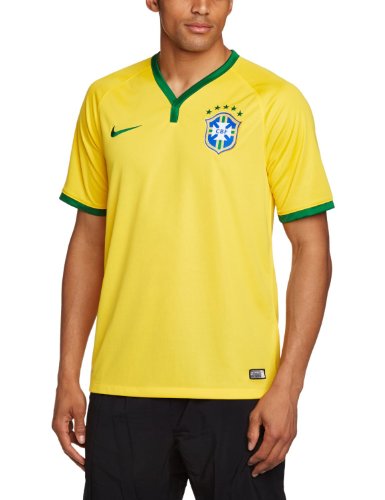 Jersey Replica Home e Yellow Green 14/16 Brasil Nike TG. XL Yellow Green