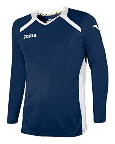 Joma Champion II Camiseta de equipación de manga larga, Hombre, Multicolor (Azul Marino/Blanco), 2-4