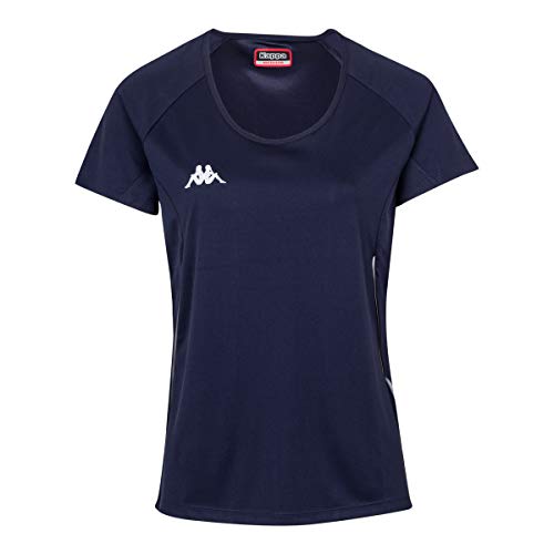 Kappa Fania Camiseta técnica, Mujer, Azul Marino, L