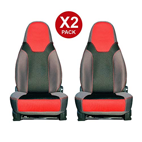 kfoam.es Pack 2 Fundas de Asiento Premium para Autocaravanas y Furgonetas Camper Fiat Ducato, Peugeot Boxer y Citroën Jumper (+2006)