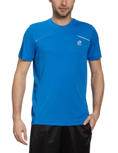 Lotto Sport Etos BS - Camiseta para Hombre, tamaño S, Color Atlantic