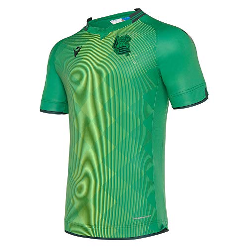 Macron Real Sociedad Segunda Equipación 2019-2020, Camiseta, Green, Talla S