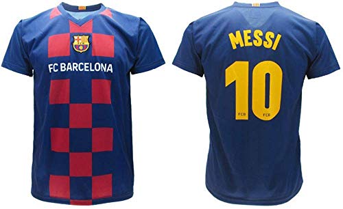 Messi 2020 - Camiseta oficial del equipo Barcelona 2019 2020, en blíster de la partida de Barcelona 10 niño niño adulto (S adulto)