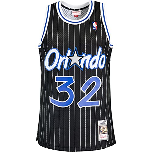 Mitchell & Ness Swingman Shaquille O´Neal Orlando Magic 94/95 - Camiseta (talla L), color negro