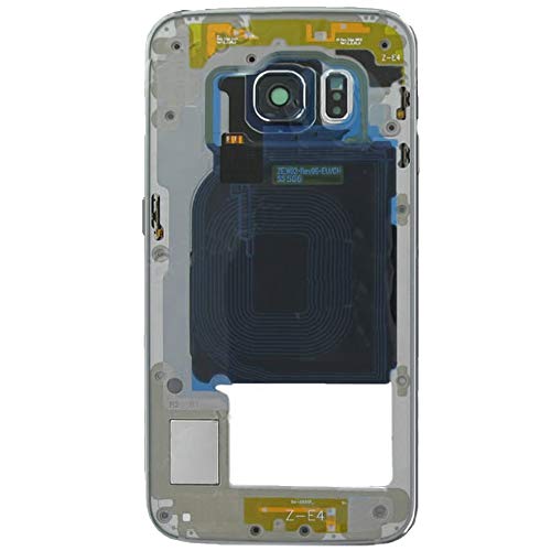 MMOBIEL Reemplazo Carcasa Central Bisel del Marco Medio Compatible con Samsung Galaxy S6 Edge SM 925 (Black Sapphire)
