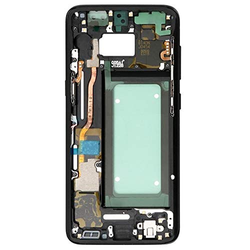 MMOBIEL Reemplazo Carcasa Central Bisel del Marco Medio Compatible con Samsung Galaxy S8 Plus SM 955 (Midnight Black)