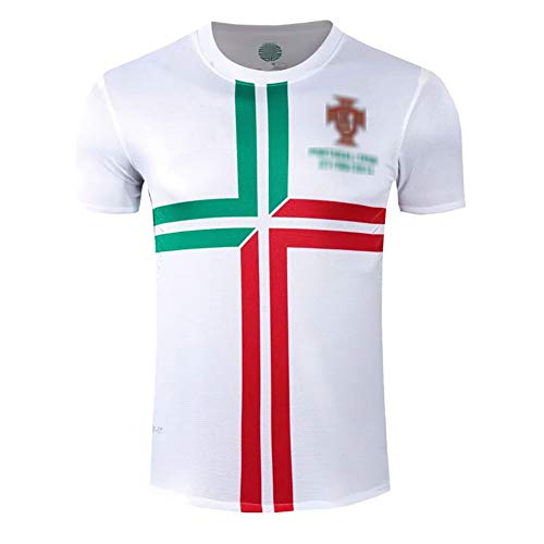 MRRTIME Camisetas de fútbol para Hombres Retro, 2010 Portugal Jersey de fútbol Vintage, Uniforme de fútbol para Hombres, Ropa de fútbol Camisetas de fútbol para Aficionados Camisetas-Away-L