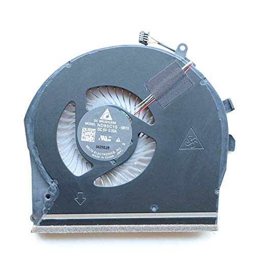 N / A Laptop Fan for HP Gaming Pavilion 17-CD 17-CD0022TX 17-CD0026 TPN-C142 TPN-C142 GPU Cooling Fan 4-Wires 4-Pins L56873-001 ND85C15-18K15