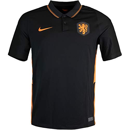 Nike Camiseta de fútbol Holanda (M, negro)