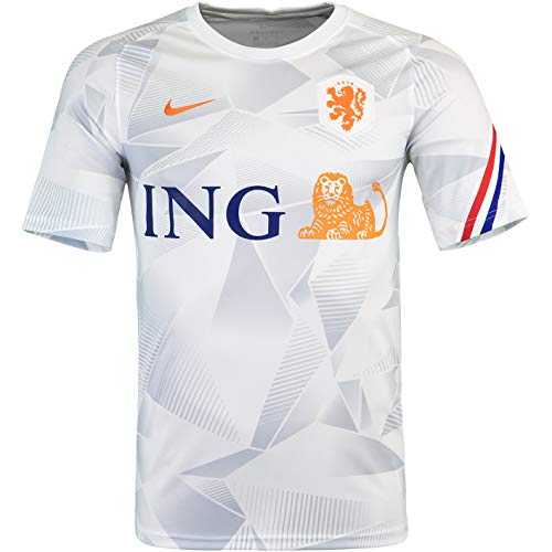 Nike Camiseta Holanda Pre Match (M, blanco)