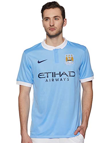 NIKE Manchester City Home Stadium 2015/2016 - Camiseta Oficial, Talla L