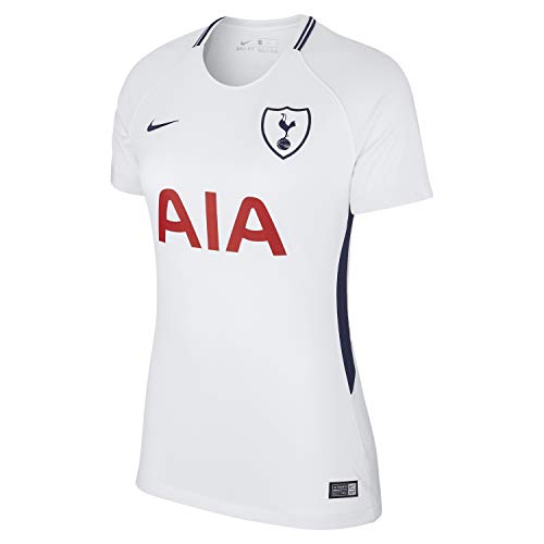 NIKE Tottenham Hotspur - Camiseta de Estadio para Mujer, Mujer, Camiseta, 896327-101, Blanco/Azul, Extra-Small