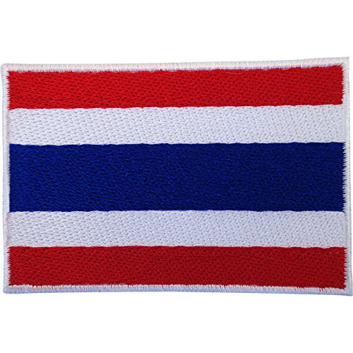 Parche de la bandera de Tailandia para planchar o coser en los pantalones o camisetas