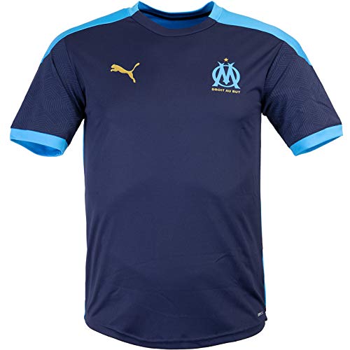 Puma - Camiseta de entrenamiento del Olympique de Marsella (talla L), color azul