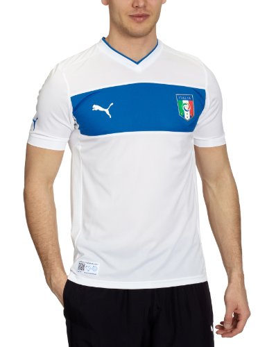 PUMA - Camiseta de fútbol Sala para Hombre, tamaño L, Color Blanco
