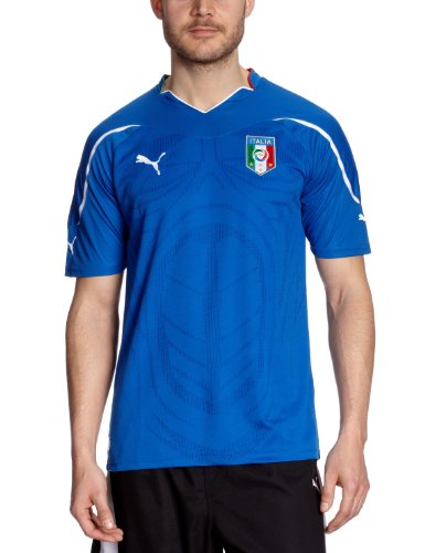 PUMA Italia - Camiseta de fútbol para Hombre, tamaño XL, Color Azul