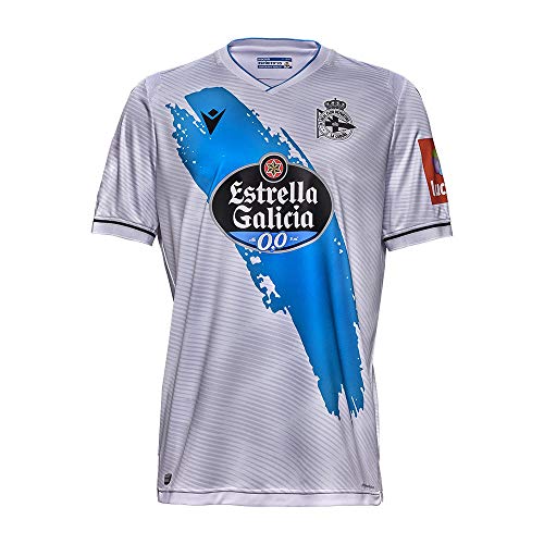 RC Deportivo Camiseta 3ª Equipación 2020/21, Unisex Adulto, Blanco, XL
