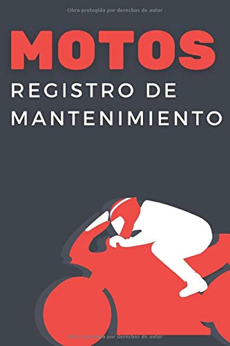 Registro De Mantenimiento Motos: Cuaderno de mantenimiento del Moto con páginas prefabricadas, 100 páginas para el seguimiento de la revisión y mantenimiento de su moto