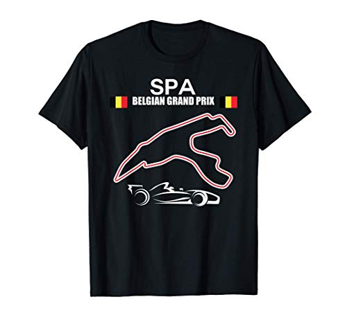 Spa-Francorchamps Circuito Auto Carreras Belga Gran Premio Camiseta