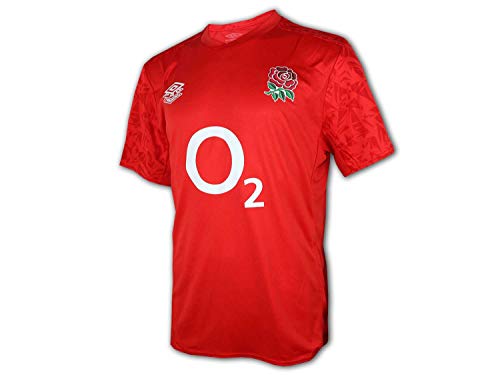 UMBRO Camiseta de rugby de Inglaterra, color rojo, Unisex adulto, rojo, extra-large