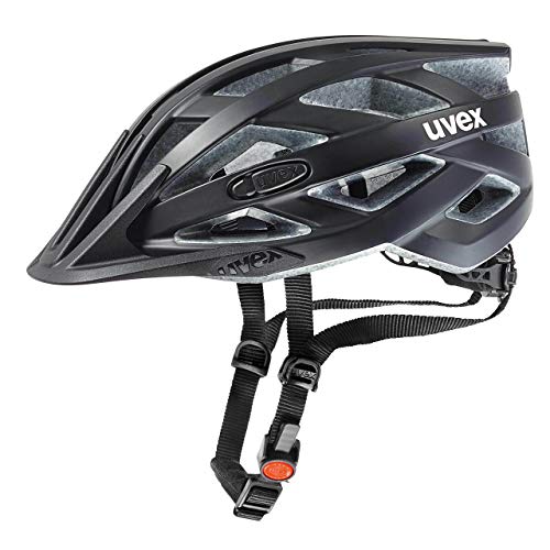 Uvex I-Vo CC Casco de Ciclismo, Unisex Adulto, Black Mat, 52-57 cm