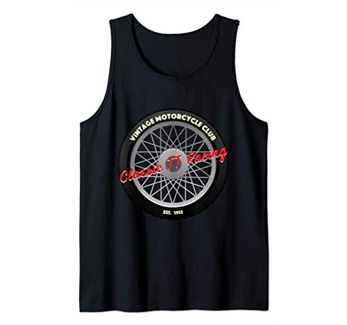 Vintage Motorcycle Club Classic TT Racing Camiseta sin Mangas