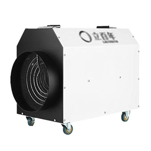 WILK Calentador de Ventilador Portátil Industrial de 3/5 KW con Termostato Ajustable 3 Configuraciones de Calor para Garaje Taller Invernadero Cobertizo Caravana