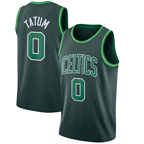 WSWZ Camiseta NBA Boston Celtics 0# Jayson Tatum Camisetas De Baloncesto para Hombre NBA Chalecos Cómodos Casuales Camisetas Deportivas Camisetas Sin Mangas,L(175~180CM/75~85KG)