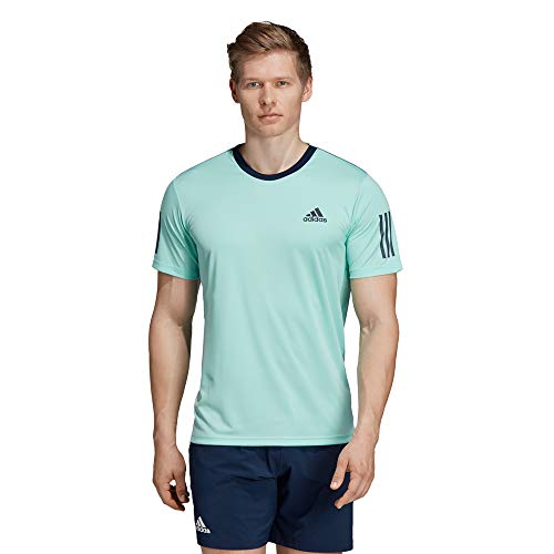 adidas Club 3str tee Camiseta de Tenis, Hombre, mencla/Maruni, L