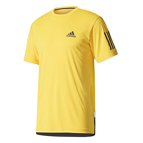 adidas Club tee Camiseta de Tenis, Hombre, Amarillo (eqtama/Negro/Blanco), S