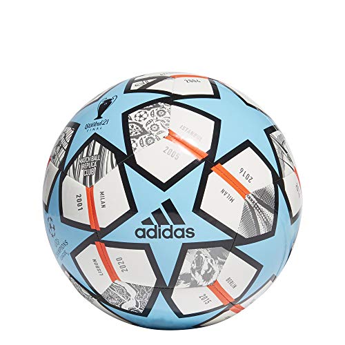 adidas Finale Club Soccer Ball White/Pantone/Pantone 4
