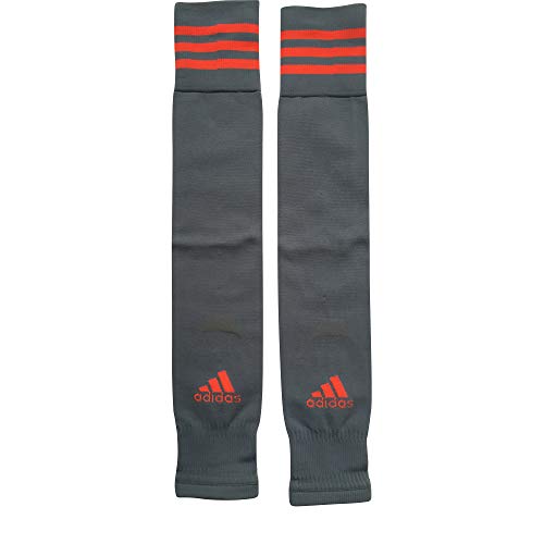 Calcetines de fútbol Adidas sin pies, color gris