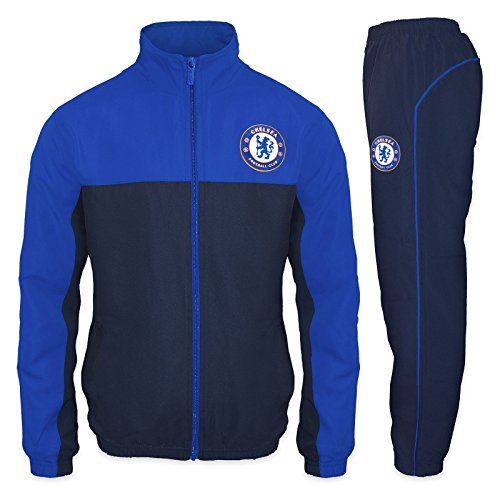 Chelsea FC - Chándal Oficial para Hombre - Chaqueta y pantalón Largos - Azul - XXL