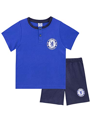 Chelsea F.C. Pijamas de Manga Corta para niños Football Club Azul 9-10 Años