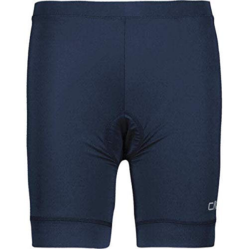 CMP Bike Shorts mit Schutz 30C7866 Pantalones, Mujer, Azul, D40