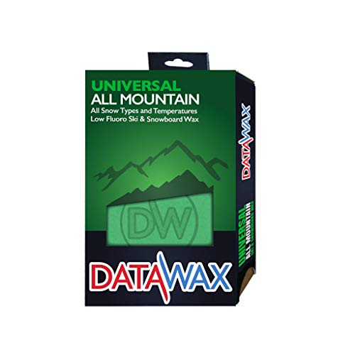 DataWax Universal All Mountain Cera de esquí, Unisex Adulto, Verde, 110g