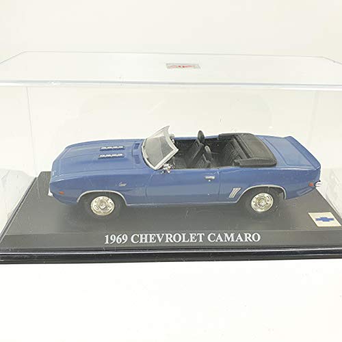 Desconocido 1/43 Chevrolet Camaro Convertible DESCAPOTABLE Azul Blue 1969