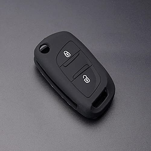 DkeBEI Silicone Rubber Car Key Fob Cover Case Shell Shirt Flip Modified Remote Protected,For Citroen C2 C3 C4 Coupe VTR Berlingo C6 C8