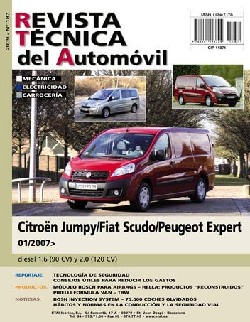 Documentación técnica RTA 187 CITROEN/FIAT/PEUGEOT JUMPY/SCUDO/EXPERT II (2007 -2016)