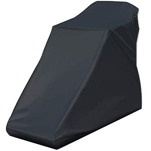 Haudang - Cubierta de cinta de correr, no plegable, resistente al agua, cubierta protectora adecuada para interiores o exteriores (color negro)